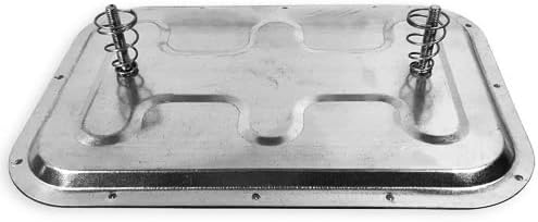 10" x 6" Galvanized Hi-Temp Flat Sandwich Grease Duct Access Door - Image 4