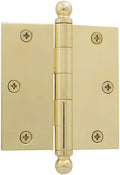 Nostalgic Warehouse 728348 3.5" Ball Tip Residential Square Corners Door Hinge by NostalgicWarehouse