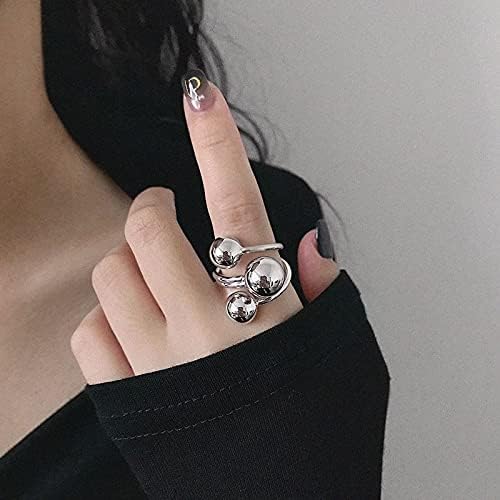 Sora Tuki Rings for Women Chunky Rings Set Adjustable Stackable Ring for Women Bold Thick Statement Ring Trendy Chunky Jewelry