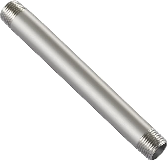 Beduan Stainless 3/4 NPT Male Threaded 24" Length Pipe Nipple | MPT Stainless by Beduan
