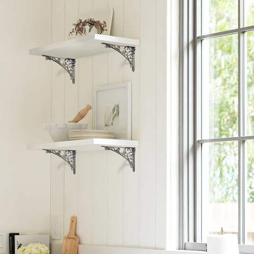 khtumeware Shelf Bracket 8 Inch, Decorative Brackets - Image 4