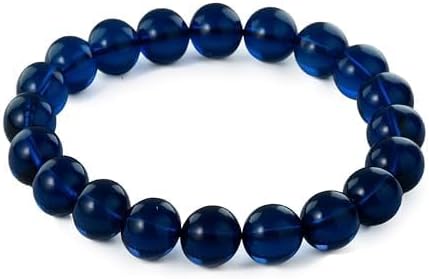 Natural Baltic Amber Bracelet for Women and Men – Stretch Wristband with Faceted Beads, Lightweight Unisex Jewelry Gift for Daily and Casual Wear