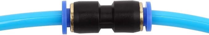 SNS 3/8" Tube OD Plastic Straight Union Pipe Tube Fitting Straight Pneumatic - Image 2