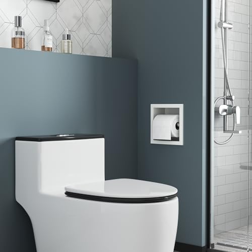 Neodrain White 304 Stainless Steel Recessed in Wall Toilet Paper Holder - Image 4