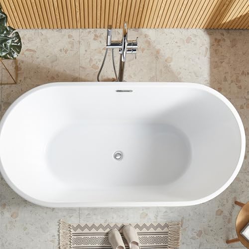 Bathtub Waste Set with Siphon Overflow Drain, Brass and Plastic Tub Drains - Image 2