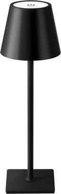 KDG Cordless Black Table Lamp, Portable Desk Lamp, 5000mAh Battery Operated | by KDG
