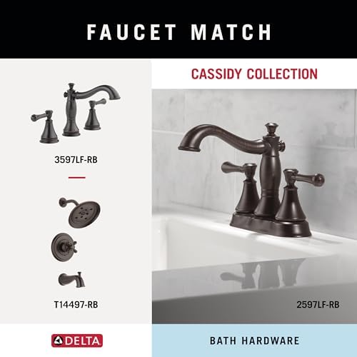 Delta Single Post Toilet Paper Holder | Venetian Bronze | Wall Mount | Cassidy - Image 4