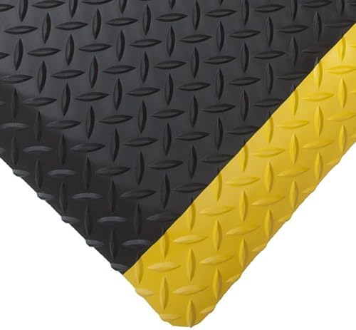 Rhino Mats DTT48DSBYX7 Diamond Plate Anti-Fatigue Mat, 4 FT. x 7 FT. x 1 in. - Image 6