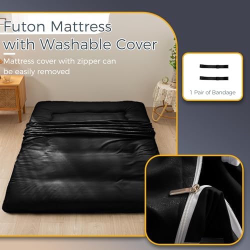 MAXYOYO 6" Extra Thick Japanese Floor Mattress Full Folding Futon Mattress - Image 5