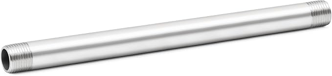 ChillWaves 304 Stainless Steel Pipe Fitting, Nipple Cast Pipe 1" NPT Male x 1" by VisittheCHILLWAVES