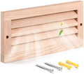 Weysat 1 Pcs 6 x 12 Inch Oak Hardwood Air Return Vent Cover by Weysat