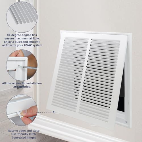 36x12 Return Air Grille, Air Return Vent Cover - Image 5