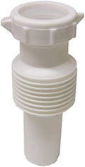 LASCO 03-4319 White Plastic Tubular 1-1/2-Inch Flexible, Extendable, Slip Joint by LASCO