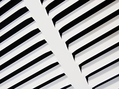HVAC Premium 18'' x 8'' Flat Stamped Steel Return Air Grille - Image 4