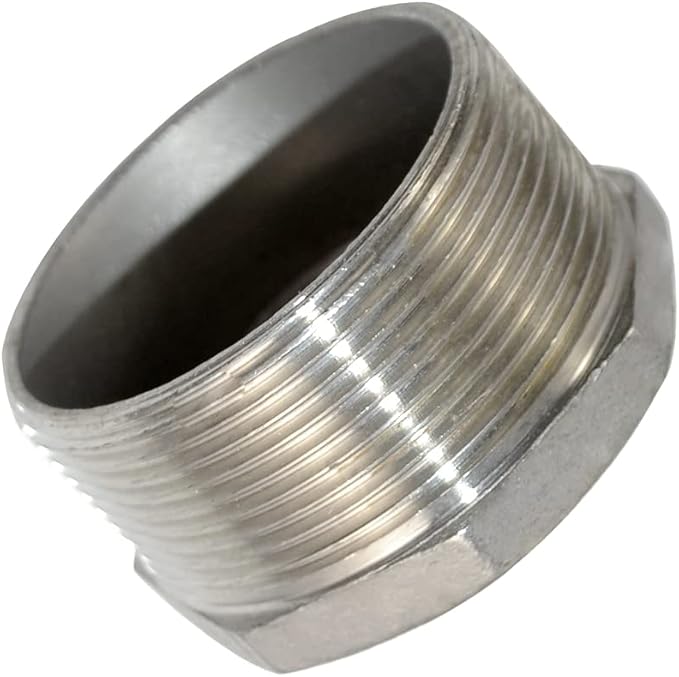 1/4" Male NPT to 1/8" Female NPT Female Reducing/Reducer Bushing Pipe Fitting - Image 5