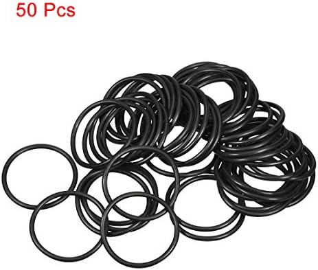 uxcell 50pcs 31x27x2mm Nitrile Rubber O-Rings Metric Sealing Gasket - Image 2