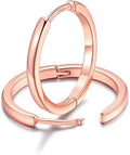 FaithHeart Sterling Silver Hoop Earrings for Women, Hypoallergenic Huggie Hoop Earrings Lightweight Small Cartilage Earrings Hoop Earring Dainty Everyday Earrings 6/8/10/12/14/15/16/18/20mm