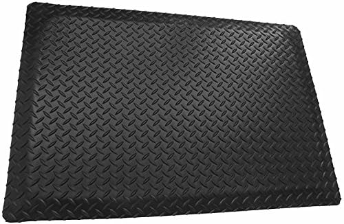 Rhino Mats DTT48BX27 Diamond Plate Anti-Fatigue Mat by Rhino+Mats