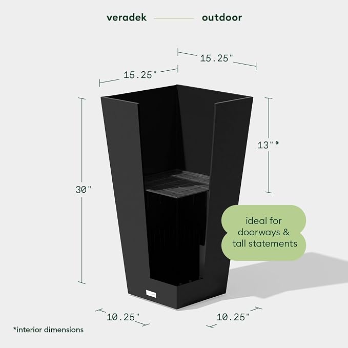 Veradek Pure Series Taper Planter - Image 2