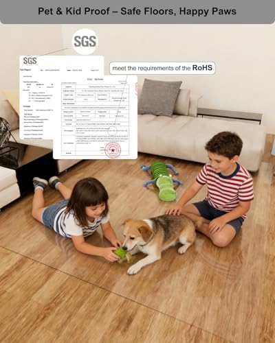 【16 Anti-Slip Stickers Included】 2'×5' Clear Plastic Floor Runner, Waterproof - Image 2
