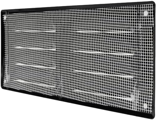 Repa Market 10" x 4" Inch Scratch Resistant Black Air Vent Cover - Image 7