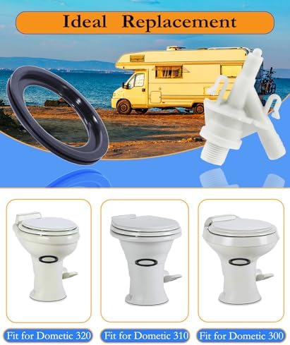 Upgraded RV Toilet Valve Replacement Kit - Image 2