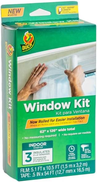 Duck Brand Rolled Window Insulation Kit: 62 in. x 210 in. / 5 pieces - Image 2
