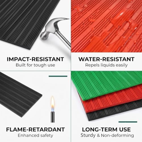 Rubber Floor Insulation Mat, High Voltage Protection - Image 5