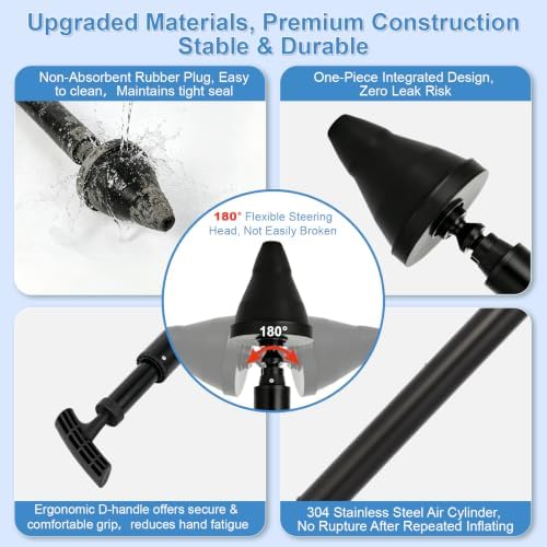 Toilet Plunger & Bathroom Plunger, Toilet Brush and Plunger Set - Image 3
