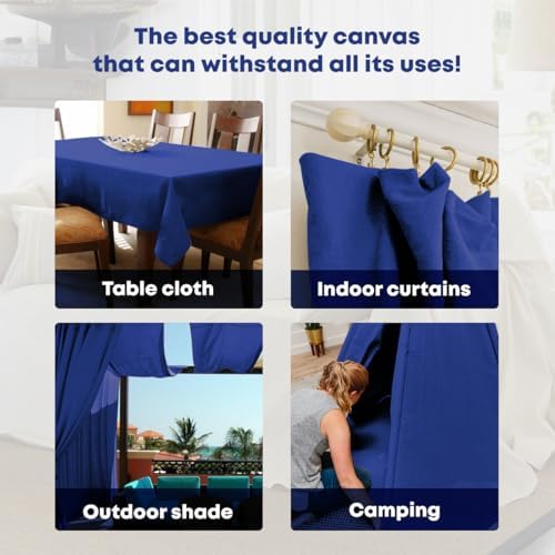 Canvas Drop Cloth for Painting 9x12 feet Pack of 2-8oz Painters Drop Cloths for - Image 4