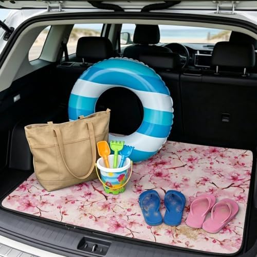 ELEQIN Car Cargo Liner Non Slip Backing Cargo Mat Rear Trunk Liner All Weather - Image 2