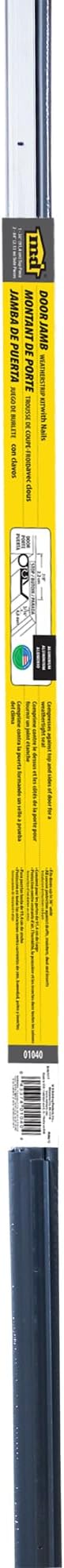 MD Building Aluminum/Vinyl Nail-On Top and Sides Door Seal Kit - Image 5