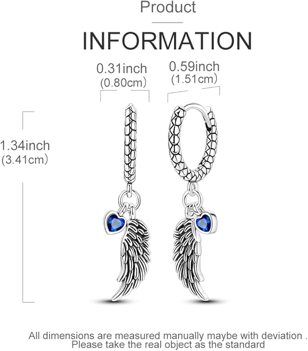 LAZA 925 Sterling Silver Hoop Earrings for Women, Hypoallergenic Huggie Butterfly Dangle Drop Earrings Colorful Flower Earrings Jewelry Gifts