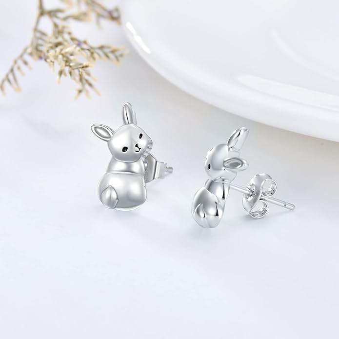 PELOVNY Animal Dangle Earrings Sterling Silver Hypoallergenic Moss Agate Crystal Moonstone Earrings Bee Butterfly Dolphin Peacock Phoenix Jewelry Birthday Christmas Gifts for Women