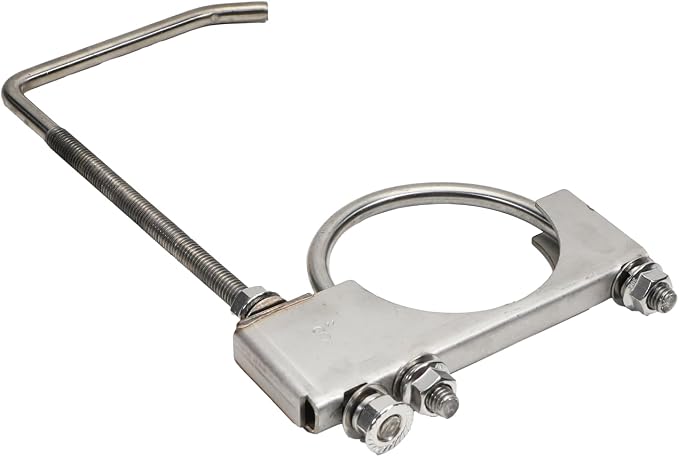 2 Pcs 2.5" Exhaust Clamp with Hanger, Heavy Duty Exhaust Hanger with Clamp - Image 7