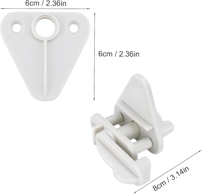 Pontoon Boat Gate Latch Replacement Kit, 2 Pack Heavy Duty Marine Boat Door - Image 6