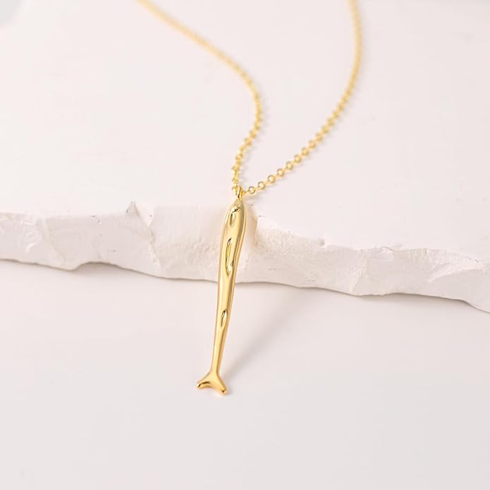 14K Gold Plated Dainty Pendant Butterfly Bead Boot Bee Baseball Flower Compass Airplane Heart Hummingbird Tree Necklace Simple Jewelry Gift for Women