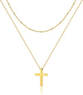 Luxval Lariat Gold Necklace for Women, Dainty Long Necklace 14k Gold Plated/Silver Y-Shaped Pendant Necklaces Trendy Beaded Chain Drop Necklaces Jewelry for Women Gifts