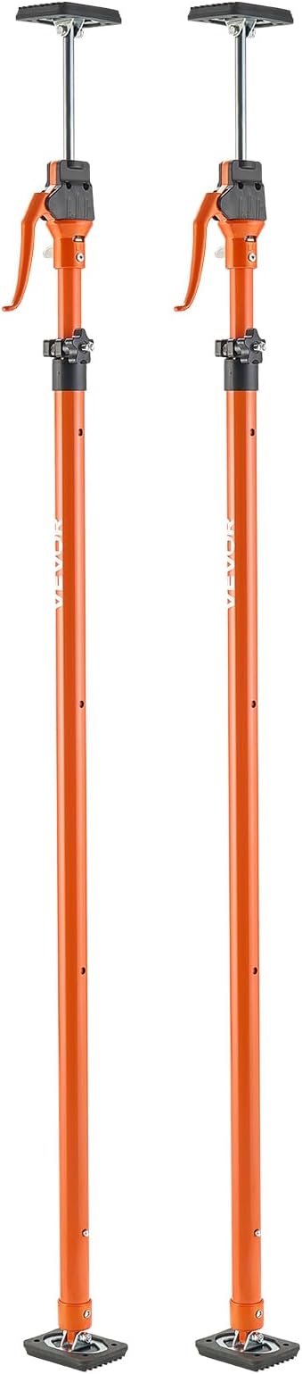 VEVOR Cabinet Jack Support Pole, 49.2-114.6 Inch Steel Telescopic Quick Support - Image 9