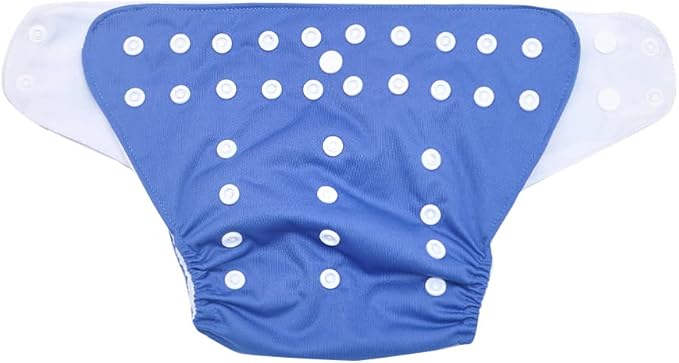 HappyFlute 4 Sets Newborn Baby Cloth Pocket Diapers One Size Adjustable Reusable for Baby Boys and Girls(No Inserts,Pink)