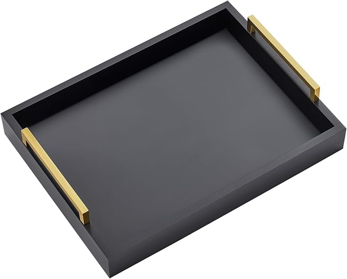16"x12" Serving Trays with Handles, Ottoman Trays for, Living Room, and by MoonlitPond