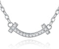 Lab Grown Diamond Necklace, Solid 925 Sterling Silver with Round Cut, Fine Jewelry for Women Anniversary Birthday Valentine’s Day Gifts