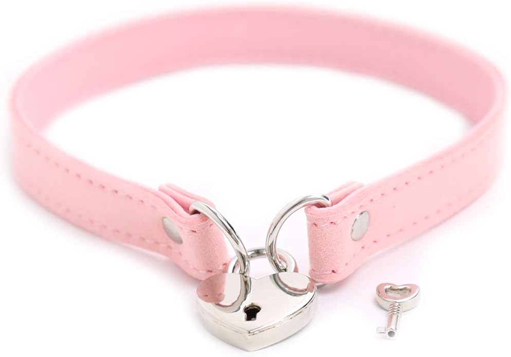 Succuba Padlock Collar Necklace Lolita Collar Cat Kitty Velvet Necklace