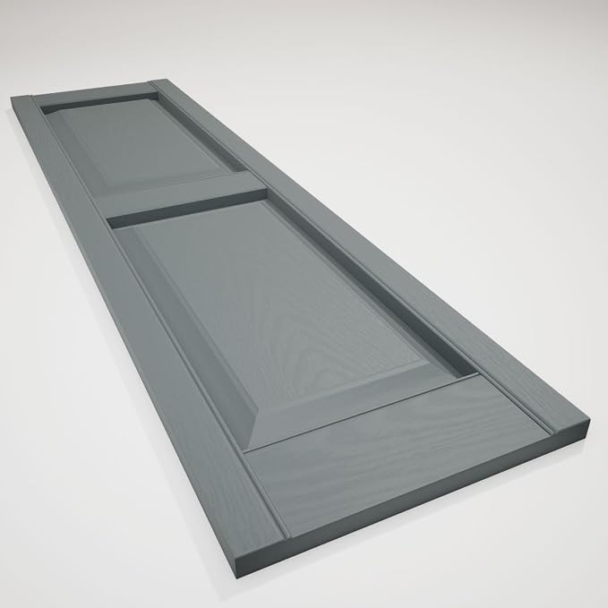 12 in. W x 63 in. H Builders Edge, Standard Two Equal Panels, Raised Panel - Image 6