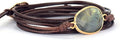 ZOSOJONA Women Wrap Bracelet Boho Natural Jasper Crystal Stone Beads Strand Bracelets