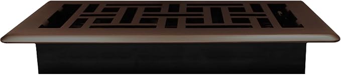 Decor Grates AJH408-RB Oriental Floor Register, 4x8 Inches, Rubbed Bronze Finish - Image 6