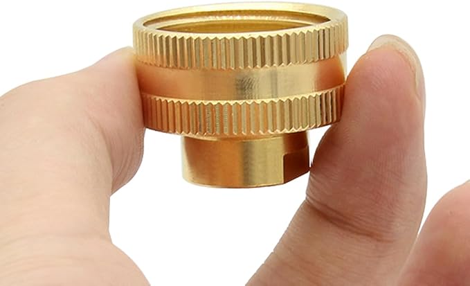 Hooshing 3PCS Garden Hose Adapter 1/4" NPT Female to 3/4" GHT Female Thread | - Image 5