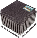 Sorbus Wood Grain Floor Tiles Foam Mat EVA Interlocking Mats Tile 3/8-Inch by Sorbus