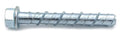 LDC383 3/8" x 3" Zinc Plated Large Diameter Concrete Screw by CONFAST