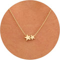14K Gold Plated Dainty Pendant Butterfly Bead Boot Bee Baseball Flower Compass Airplane Heart Hummingbird Tree Necklace Simple Jewelry Gift for Women